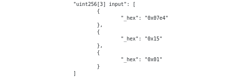 A screenshot of age check circuit's inputs
