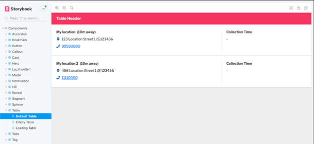 A screenshot of the Reactgowhere page