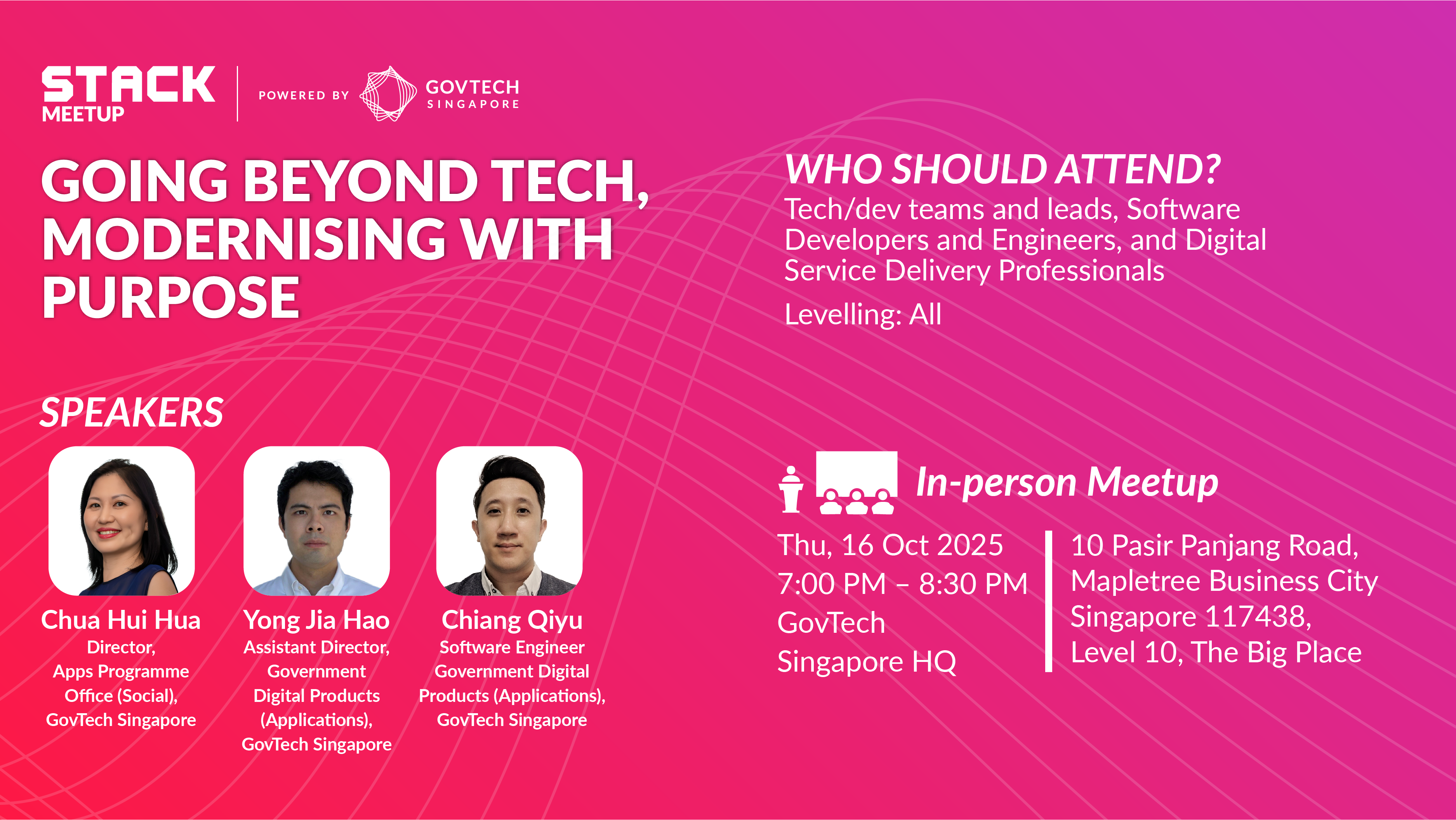 Going Beyond Tech, Modernising with Purpose