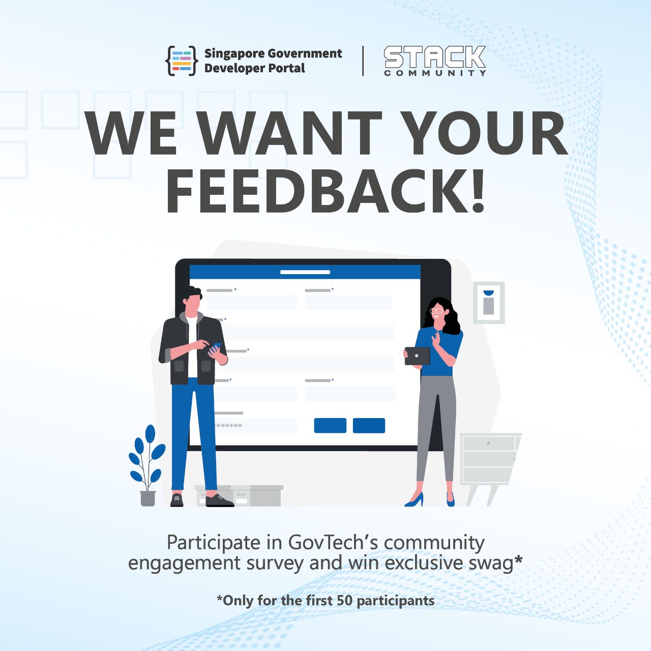 Whats new carousel banner for Singapore Government Developer Portal homepage